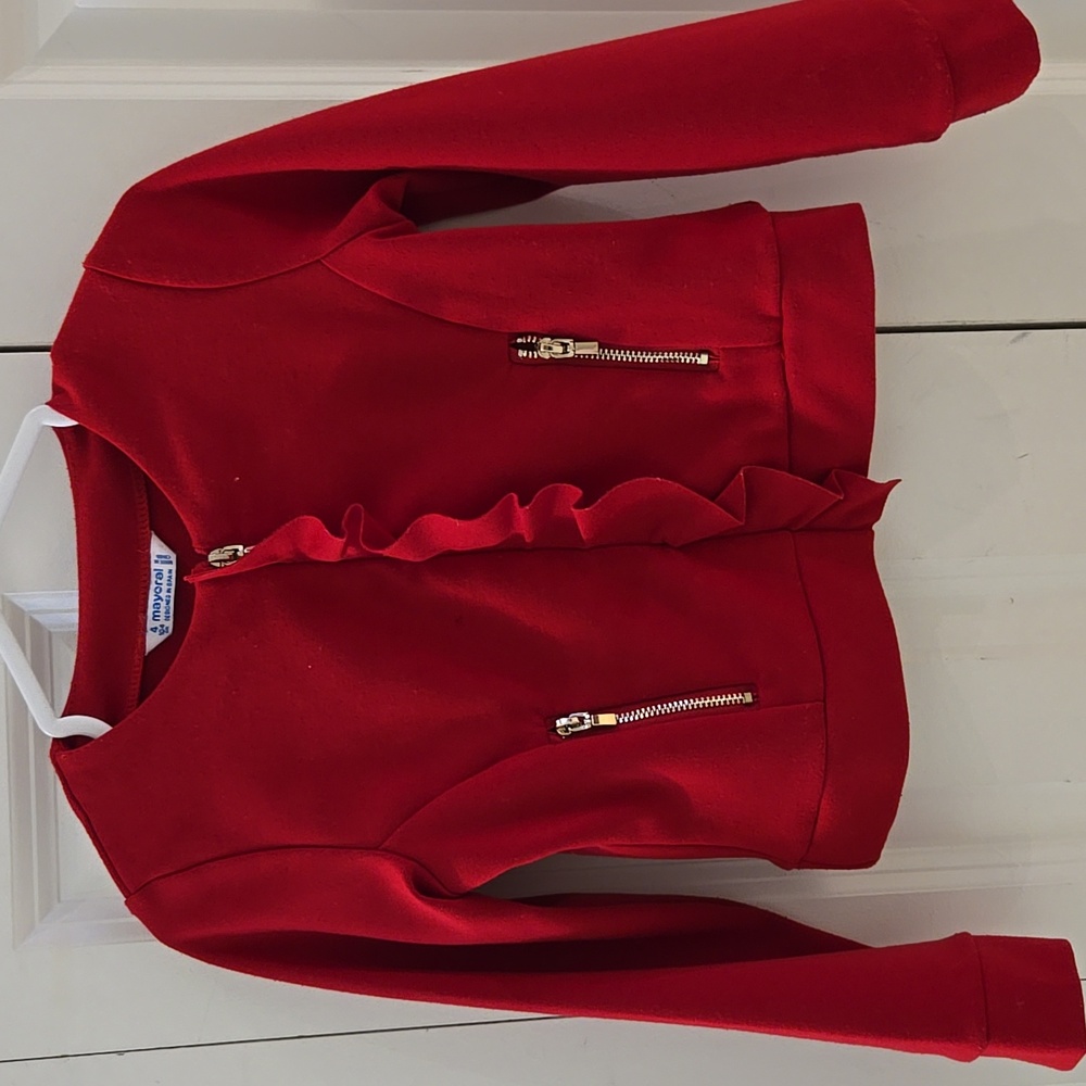 Mayoral red suit jacket